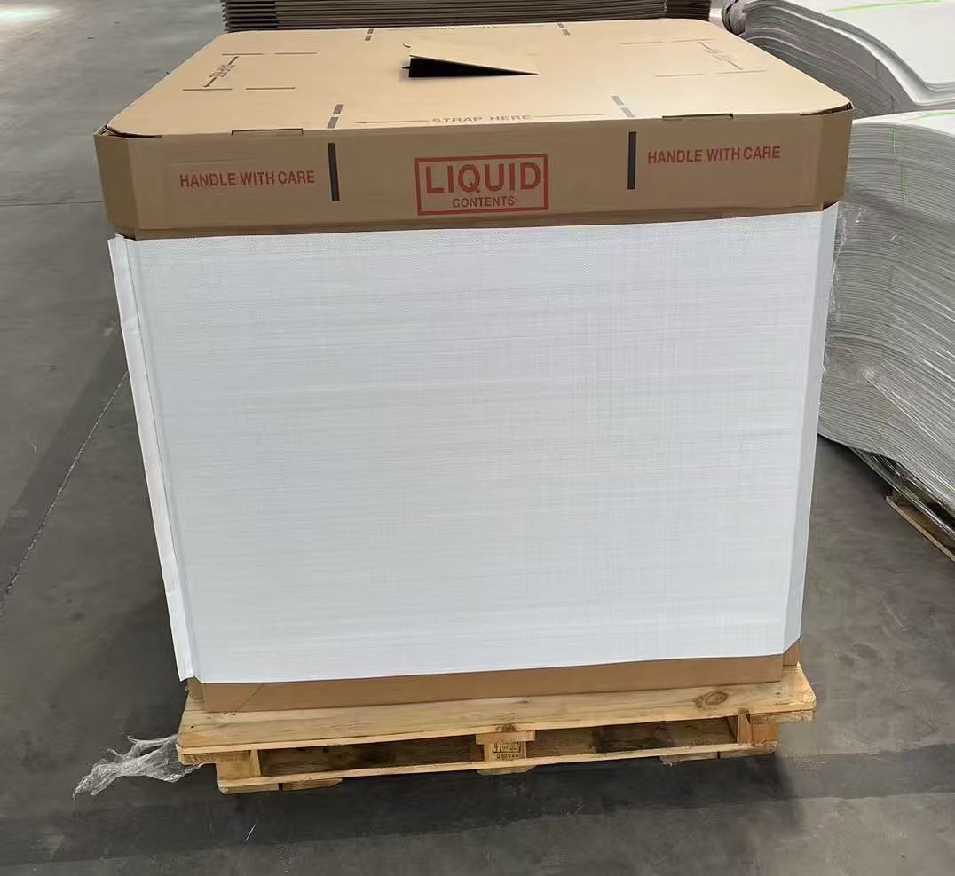 Bolsa IBC Plegable De Papel Apto Para Uso Alimentario De 1000 L Con Bolsa Interior Para Aceite De Palma