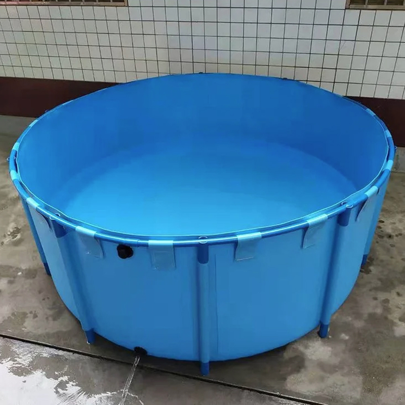 Tanque De Agua Portátil De Lona De PVC De 10000 Litros Para Piscifactorías, Fabricado En Fábrica.