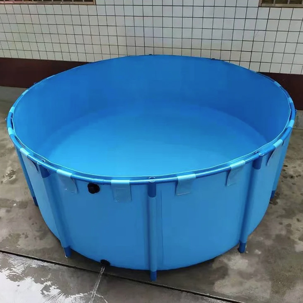 Tanque De Agua Portátil De Lona De PVC De 10000 Litros Para Piscifactorías, Fabricado En Fábrica.