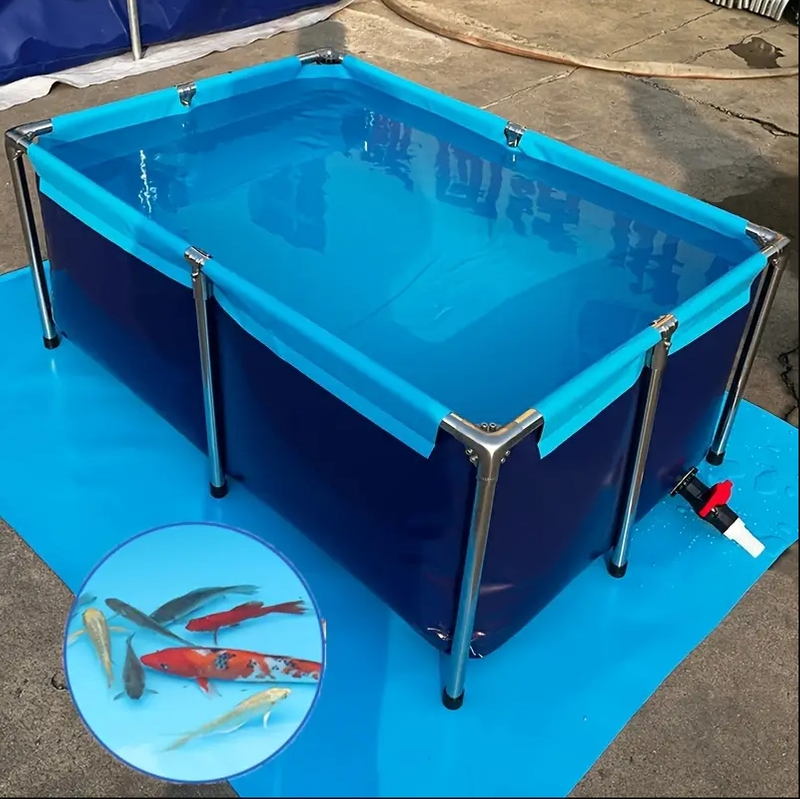 Tanque De Agua Grande De PVC Para Acuicultura Estanque De Cultivo De Peces Para Interiores