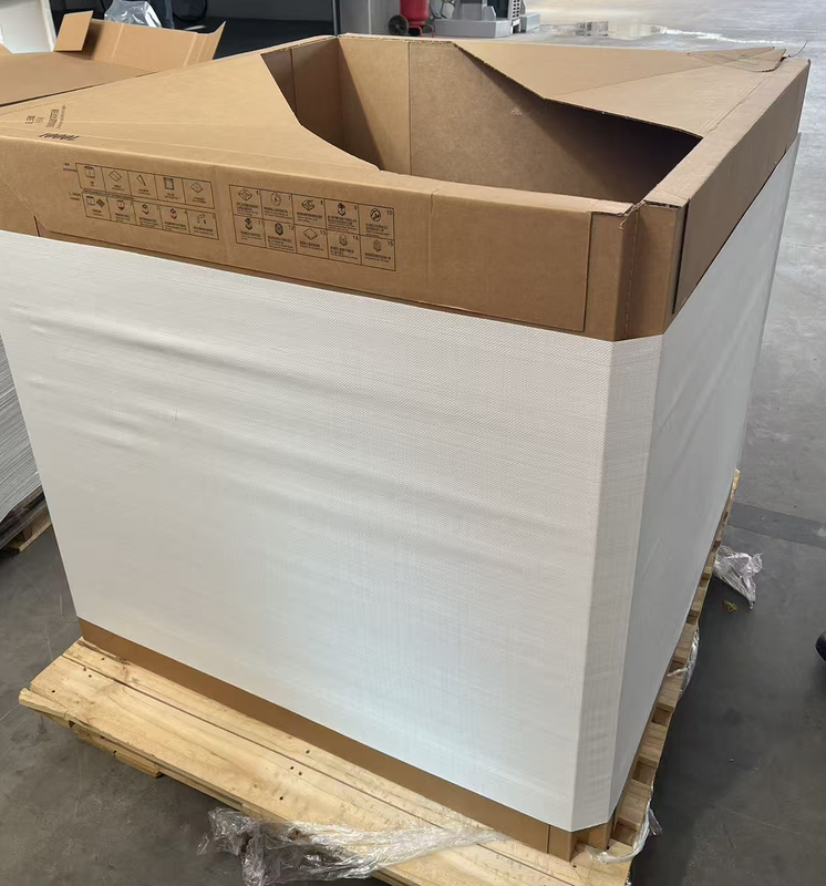 Bolsa IBC Plegable De Papel Apto Para Uso Alimentario De 1000 L Con Bolsa Interior Para Aceite De Palma