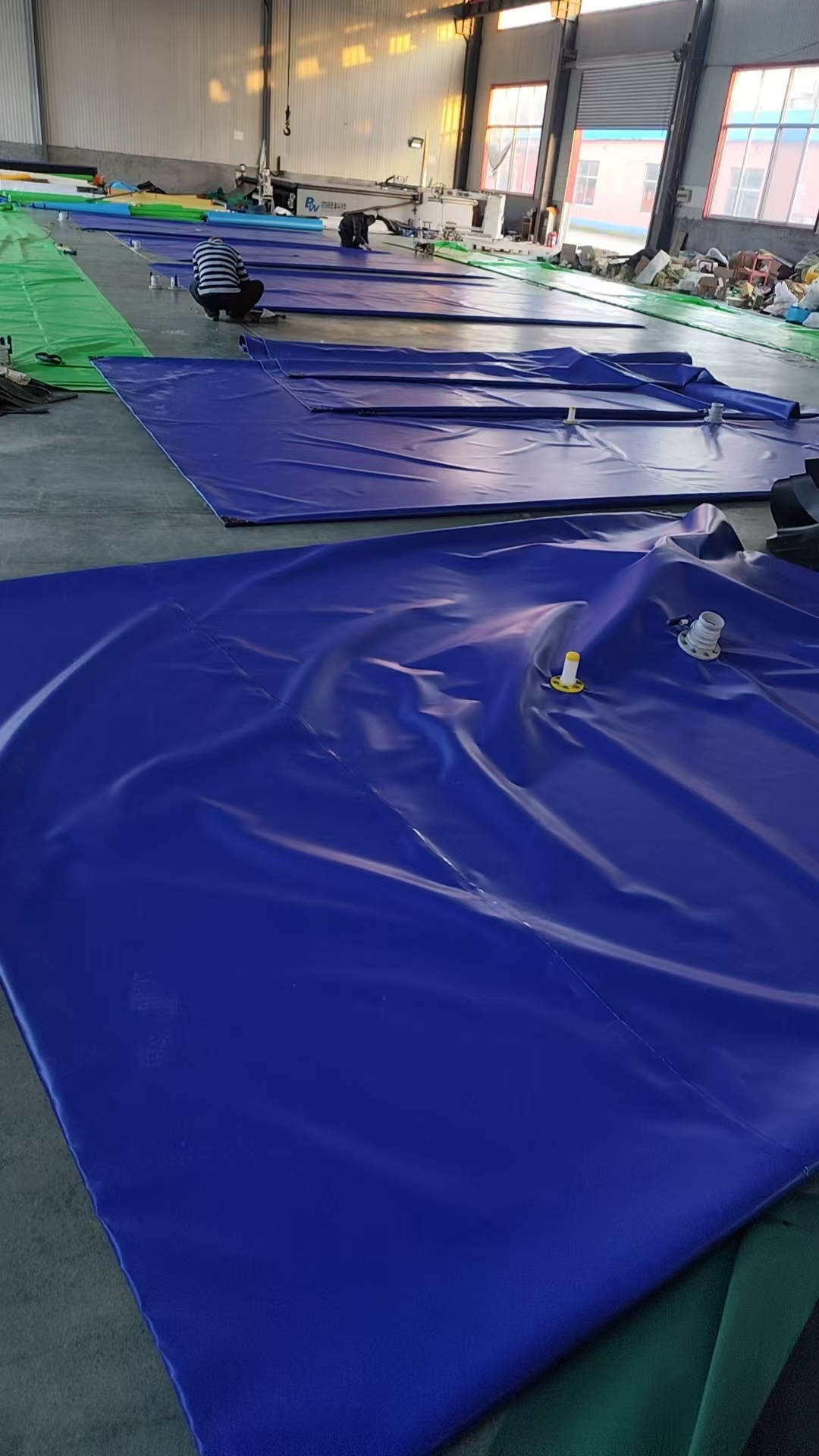 Tanque Inflable De Almacenamiento De Agua, Lona Flexible De PVC De 0,9 Mm, De Grado Alimenticio