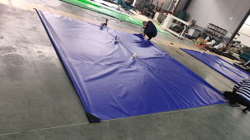 Tanque De Almacenamiento De Agua Inflable De Lona De PVC Flexible Apto Para Uso Alimentario