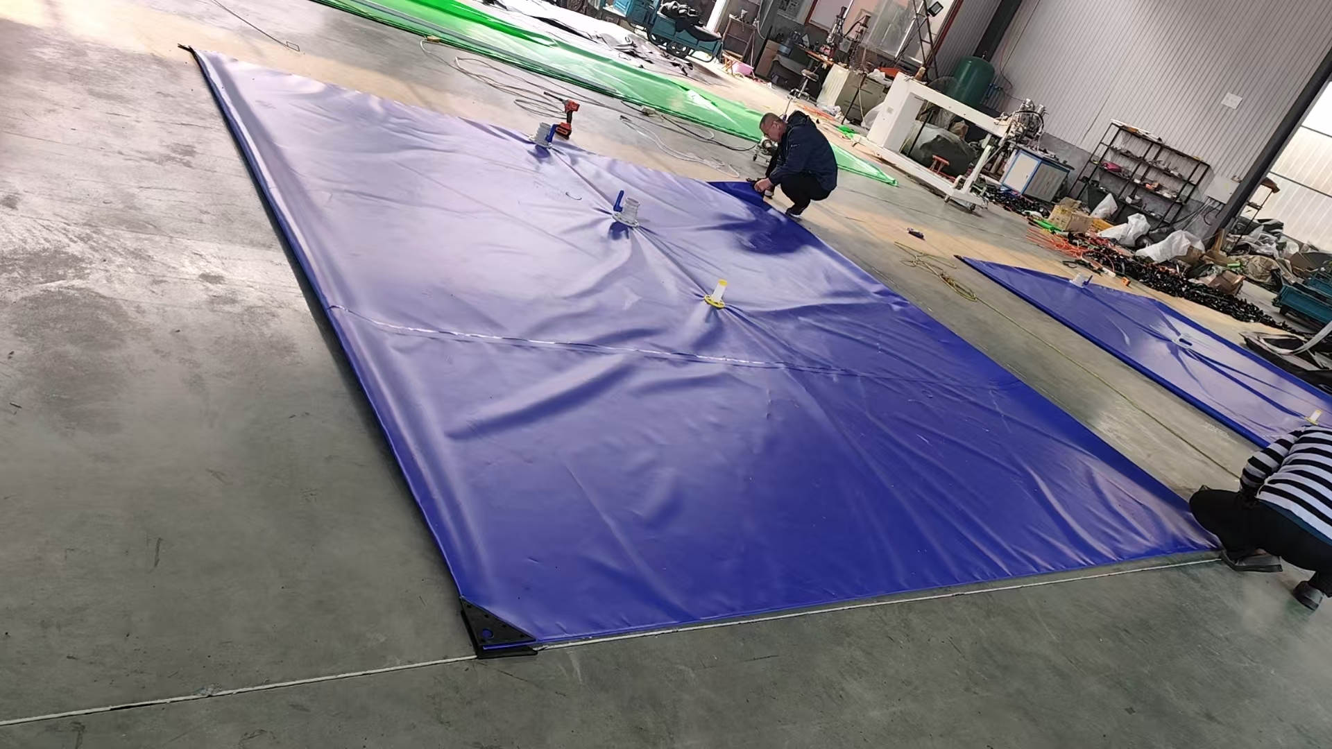 Tanque De Almacenamiento De Agua Inflable De Lona De PVC Flexible Apto Para Uso Alimentario