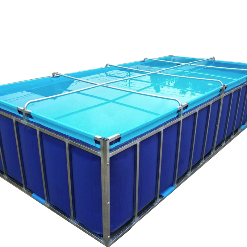 Tanque De Estanque De Lona De PVC Plegable Para Acuicultura