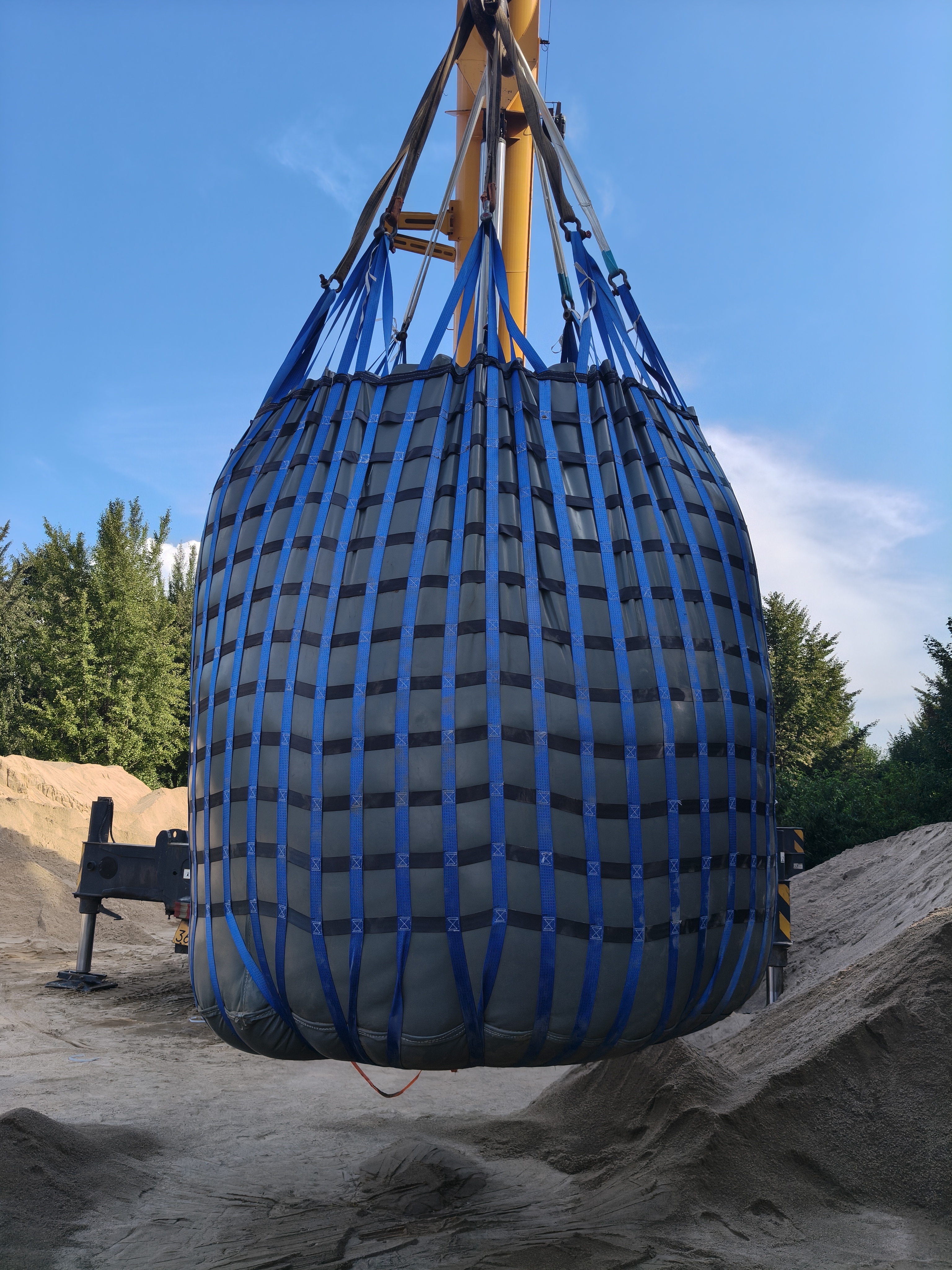 Bolsa De Agua De PVC De 14 Toneladas Para Pruebas De Carga Y Verificación Estructural.